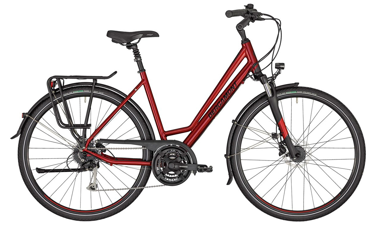 Фотография Велосипед 28" BERGAMONT HORIZON 4 AMSTERDAM (2020), размер S, бордовый 